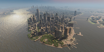 Battery park and the financial district